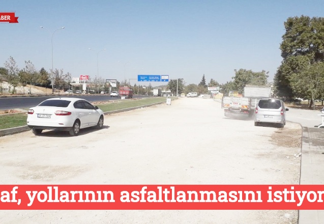 Esnaf, yollarının asfaltlanmasını istiyor