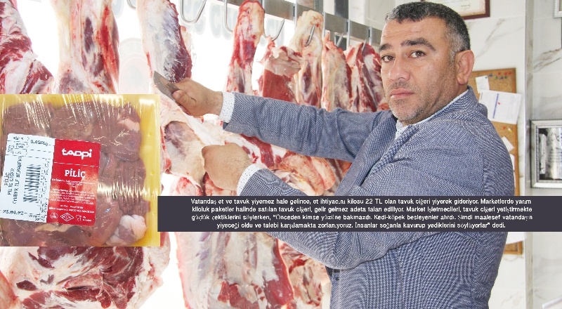 Et alamayan vatandaş tavuk ciğerine yumuldu