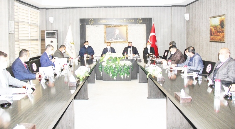 Et borsası ve et halinin işleyişi görüşüldü