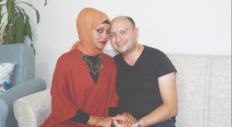 Etiyopyalı genç kız aradığı aşkı Gaziantep'te buldu
