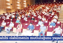 Ev sahibi olabilmenin mutluluğunu yaşadılar