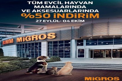 Evcil hayvan ürünlerinde yarı yarıya indirim fırsatı