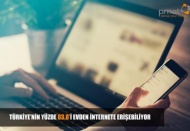 Evden internete erişim oranı yüzde 83,8’e ulaştı