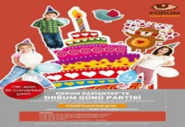 Eylül doğumlu çocuklar Forum Gaziantep'teki partide buluşacak