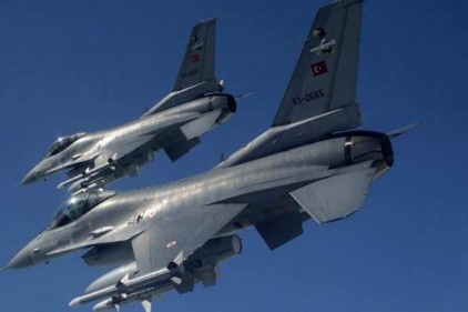 &#8220;F-16&#039;lar sınır boyundaki IŞİD mevzilerini vurdu&#8221;