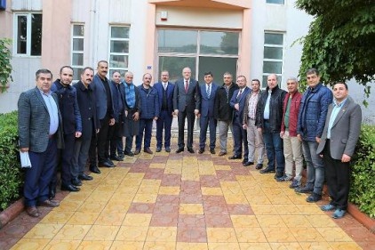 Fadıloğlu ve Koçer, esnaf ziyaretinde bulundular