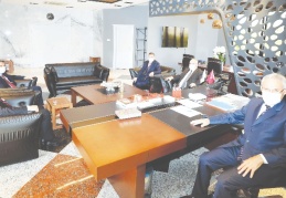 Fadıloğlu’ndan Özaydın’a hayırlı olsun ziyareti