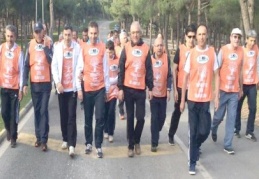 Farkındalık için yürüdüler