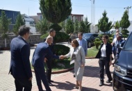 Fatma Şahin Meltem Tekstil’i kutladı