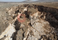 Fay hattının başlangıcındaki arazide oluşan devasa yarıklar dronla görüntülendi