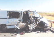 Feci kazada 2’si ağır 10 kişi yaralandı