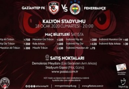 Fenerbahçe maçının biletleri satışa çıktı