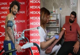 Fenerbahçeli futbolcular sağlık kontrolünden geçti