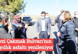 Fevzi Çakmak Bulvarı’nın 20 yıllık asfaltı yenileniyor
