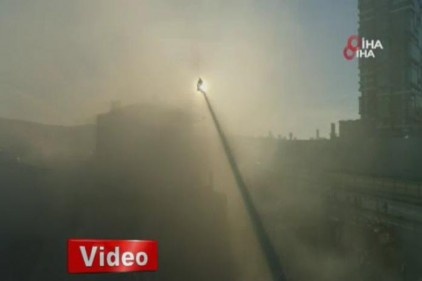 Fikirtepe&#039;de korkutan yangın: Ölü ve yaralılar var