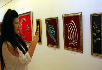 Filografi sanatçısı Oğuzhan Cem Taş serge açtı