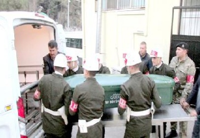 Fırat Kalkanı'nda öldürülen 19. askerin cenazesi memleketine gönderildi 