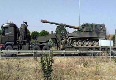 Fırtına Obüs topları, Kilis’e gitti