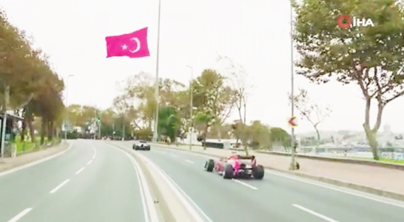 Formula 1'den İstanbul paylaşımı