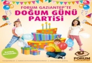 Forum,  doğum günü partisi verecek