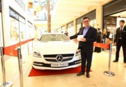 Forum Gaziantep, 3 kişiye 3 Mercedes otomobil veriyor