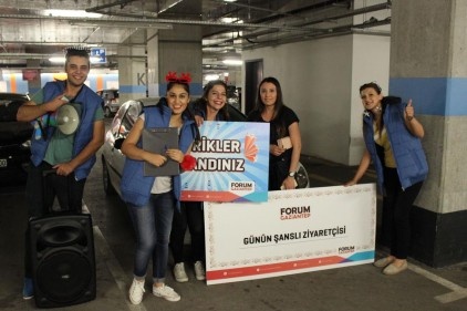 Forum Gaziantep otoparkında hafta sonu şaşırtıcı bir olay yaşandı