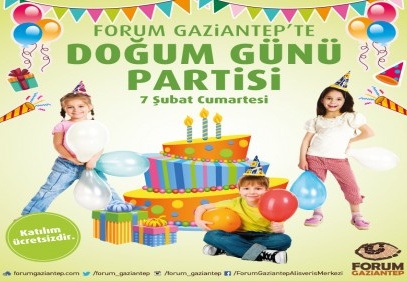 Forum Gaziantep Şubat doğumlu minikleri ağırladı