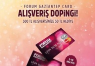 Forum Gaziantep'te alışverişler hediye paraya dönüşüyor!