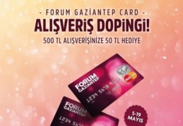 Forum Gaziantep'te alışverişler hediye paraya dönüşüyor!