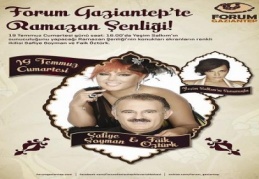 Forum Gaziantep’te ramazan etkinlikleri sürüyor