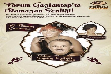 Forum Gaziantep&#8217;te ramazan etkinlikleri sürüyor