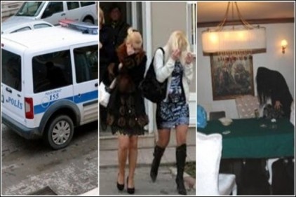 Fuhuş operasyonunda 13&#8217;ü kadın 24 kişi gözaltında