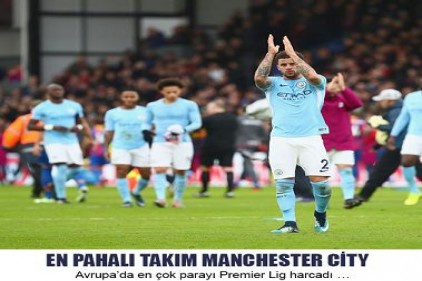Futbol tarihinin en pahalı takımı İngiltere&#8217;den Manchester City