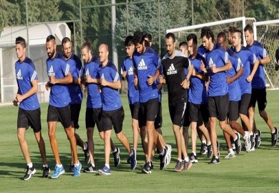 Futbolcular, Aerobik dayanıklılık koşusu yaptı