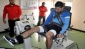 Futbolcular kuvvet testinden geçti