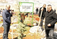 GAİB adına hatıra ormanına 10 bin fidan dikildi