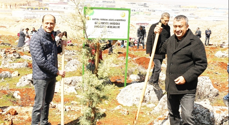 GAİB adına hatıra ormanına 10 bin fidan dikildi