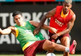 Galatasaray çift idman yaptı