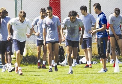 Galatasaray maçının hazırlıkları sürüyor 