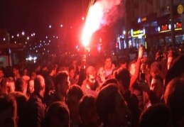 Galatasaray'ın galibiyeti Gaziantep'te de coşkuyla kutlandı