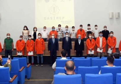GASİMEP projesinde kalfalık belgesi almaya hak kazandılar