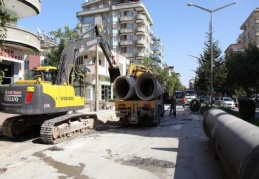 GASKİ, 30 yıllık beton boruları yeniliyor 