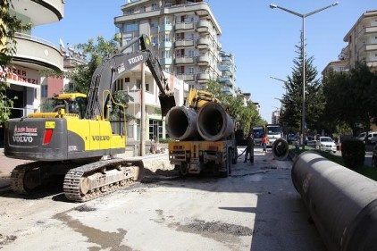 GASKİ, 30 yıllık beton boruları yeniliyor 