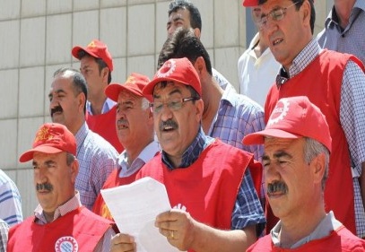 GASKİ’den tazminatsız çıkarılan işçiler için eylem yapıldı