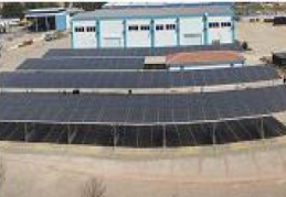 GASKİye ait Türkiyenin en  büyük solar otoparkının kuruldu