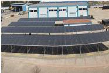 GASKİye ait Türkiyenin en büyük solar otoparkının kuruldu
