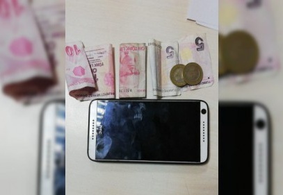 Gaspçı kısa sürede yakalandı