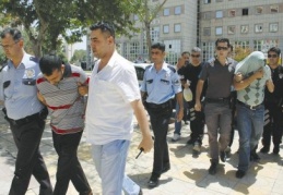 Gaspçılar kısa sürede yakalandı