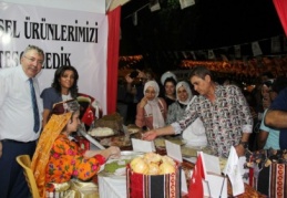 Gastronomi festivalinde coğrafi işaretli ürünlere yoğun ilgi