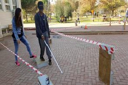 GAÜN Engelsiz Yaşam Topluluğu &#8220;Engelsizim Projesi&#8221; yürütüyor